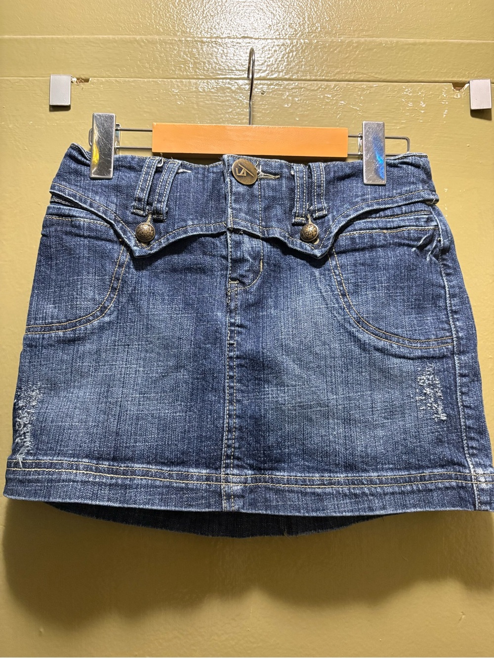 Denim Mini Skirt